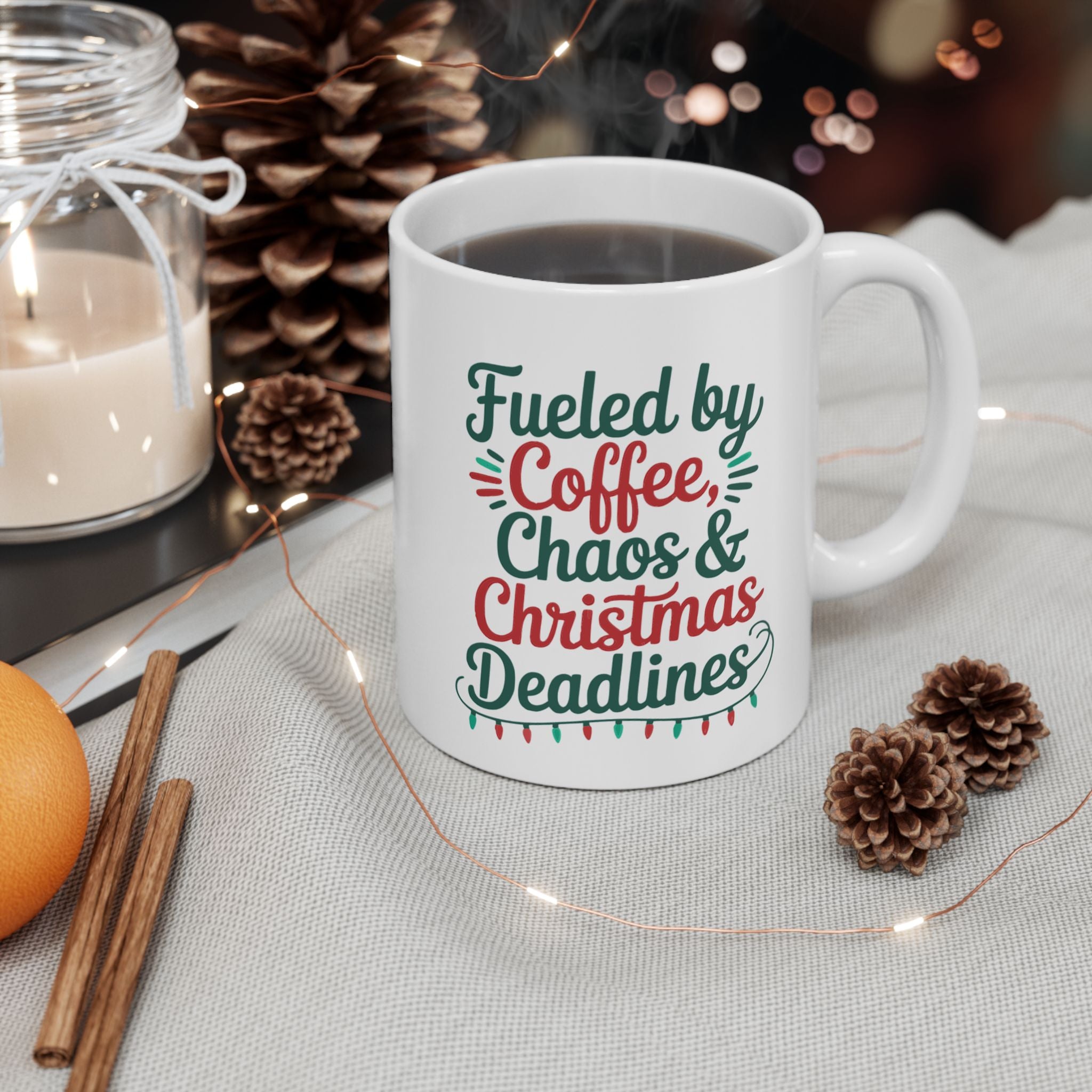 Christmas Coffee Mug: Fueling Holiday Chaos